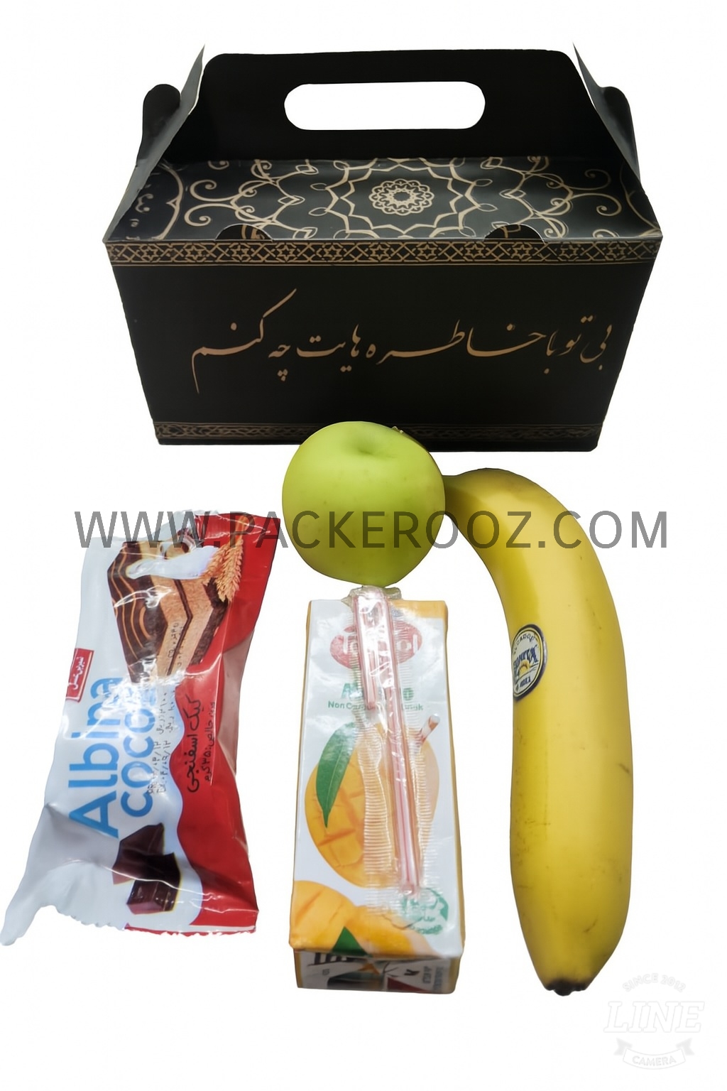 پک پذیرایی ترحیم با موز و سیب