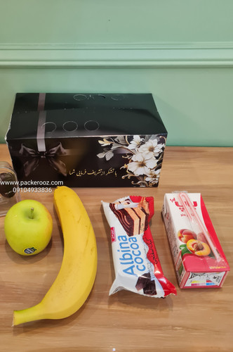 پک پذیرایی ترحیم با موز و سیب