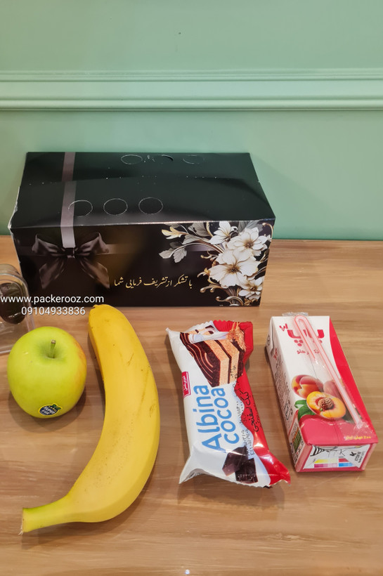 پک پذیرایی ترحیم با موز و سیب